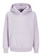 Kids Sweatshirt with Hood and Pockets Lilac