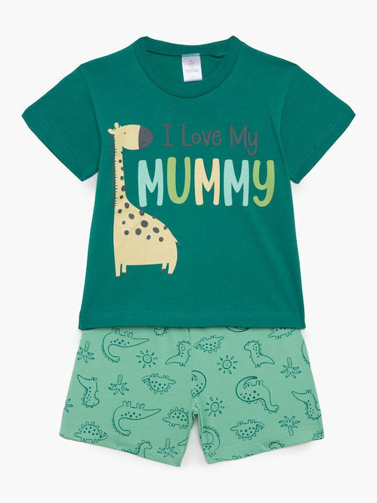 Pretty Baby Kids' Pajamas Summer Green