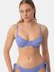 Top costum de baie cu sârmă moale Blue Bell