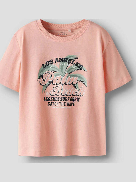 Name It Παιδικό T-shirt Σομόν
