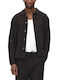 Long-sleeved Linen Shirt Black