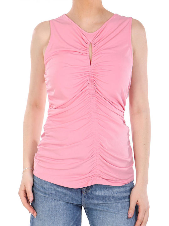 Boss Women's Blouse Drape Pink