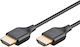 Goobay HDMI 2.0 Premium High Speed 4K 60Hz HDR Cable HDMI male - HDMI male 1m Μαύρο