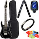 Harley Benton Rg-junior Bk Rock Serie Bundle 3/4 Ηλεκτρική