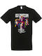 Herren Schwarzes T-Shirt Led Zeppelin Dp1937
