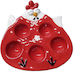Easter Ceramic Egg Holder Poulle Rouge 5-Slot