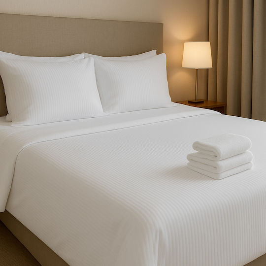 Παπλωματοθήκη Hotel Polycotton Dungi 225x245cm 5buc
