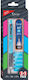 Mechanical Pencil Set – Eraser – Leads “steps Fluo” Light Blue 0.7mm Serve