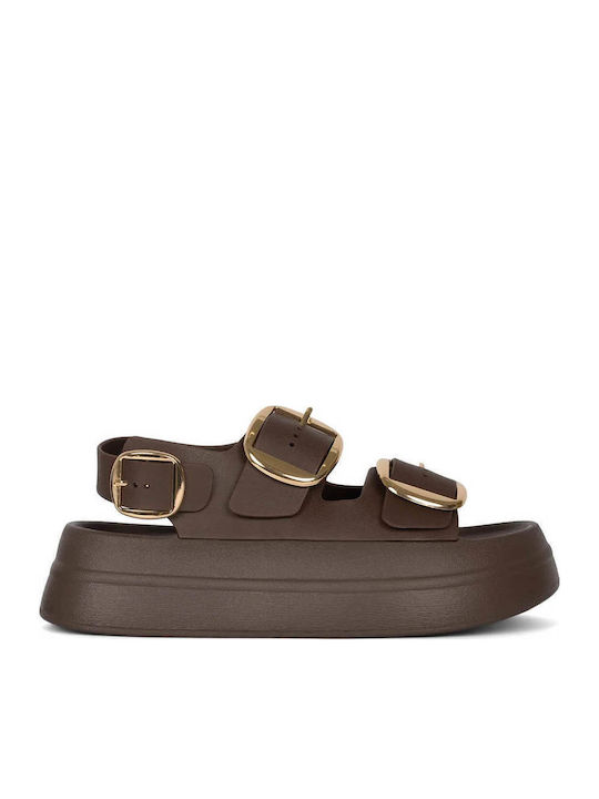 Jeffrey Campbell Γυναικεία Σανδάλια Καφέ