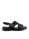 Sandale Casual Damă Din Piele Negre