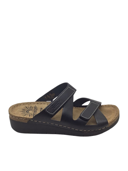 Sandale Casual Damă Anatomici De Piele Negre
