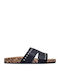 Flache Sandalen für Damen Flatforms in Schwarz Farbe