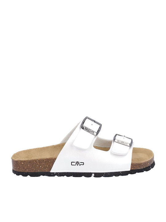 CMP Women's Flat Sandals in White Color