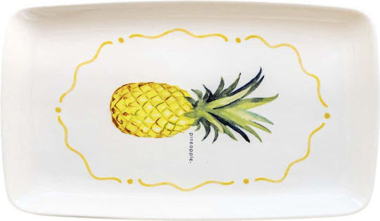 Hermia Serving Platter Rectangular Multicolored 34x25cm