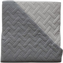 Hotel Bedspread Single M240xP160cm Gray