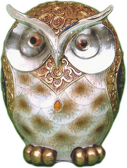 Inart Decorativă Bufniță din Polirășină 10x15cm 1buc