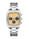 Cluse Men's Watch 20mm Chronograph Battery with Silver Metal Bracelet
