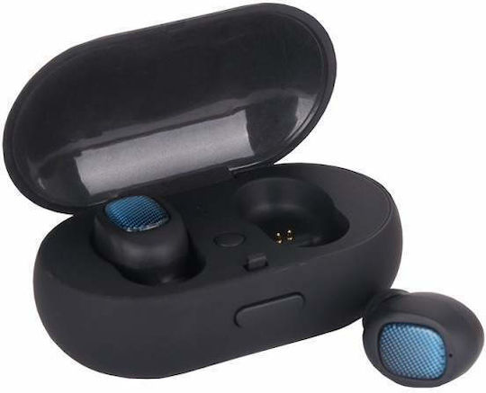 In ear Bluetooth хендсфри Слушалки с Устойчивост на Пот и Кутийка за Зареждане Черен