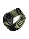 Magic Nylon Velcro Strap Xiaomi Watch S3 Army Green 22mm