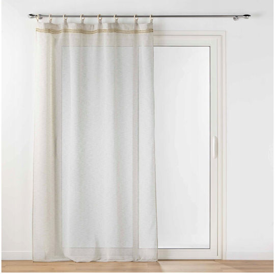 Douceur d'Intérieur Κουρτίνα με Τρουκς Λευκή 140x240εκ.