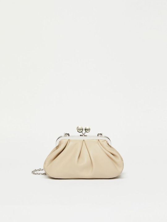 De piele Geantă de damă Crossbody Bej