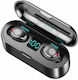 F9 In-ear Bluetooth Handsfree Ακουστικά με Θήκη Φόρτισης TWS