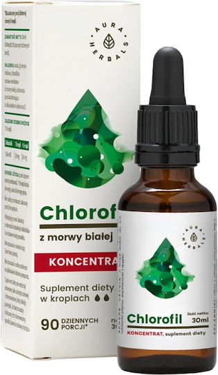 Aura Herbals Chlorophyll White Mulberry Drops 30мл