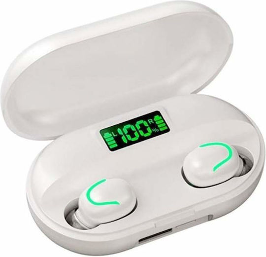 In-ear Bluetooth Handsfree Ακουστικά με Θήκη Φόρτισης TWS