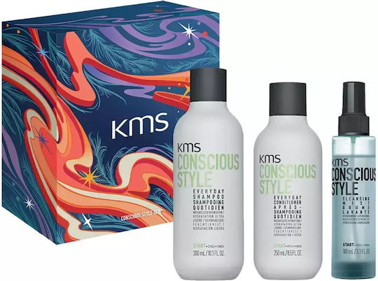 KMS Consciousstyle Hair Σετ Περιποίησης Μαλλιών Ενυδάτωσης με Σαμπουάν & Conditioner 3τμχ