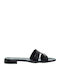 Δερμάτινα Γυναικεία Σανδάλια Total Black
