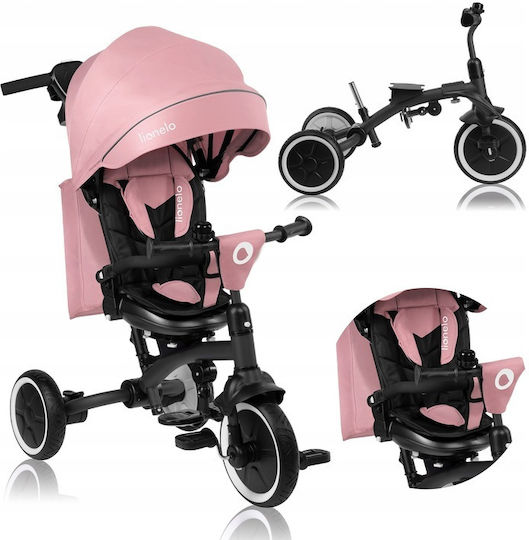 Lionelo Tricycle Convertible with Parental Handle 3 in 1 for 9 Months Pink