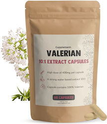 Cupplement Valerian Extract 400mg 60 κάψουλες Cupplement Valerian Extract 400mg 60 κάψουλες