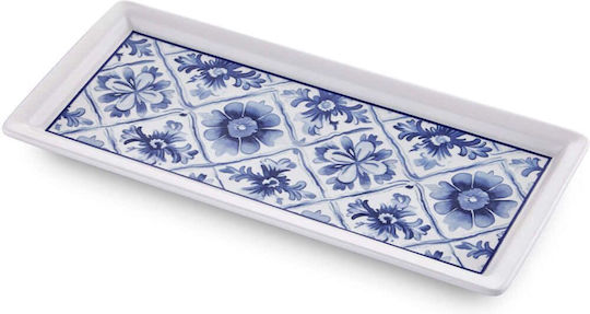 Hermia Platou de Servire Dreptunghiular Ceramică Albă 35x16buc 1buc