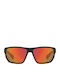 Polaroid Men's Sunglasses with Black Plastic Frame and Black Polarized Mirror Lens PLD7057/S RC2/OZ