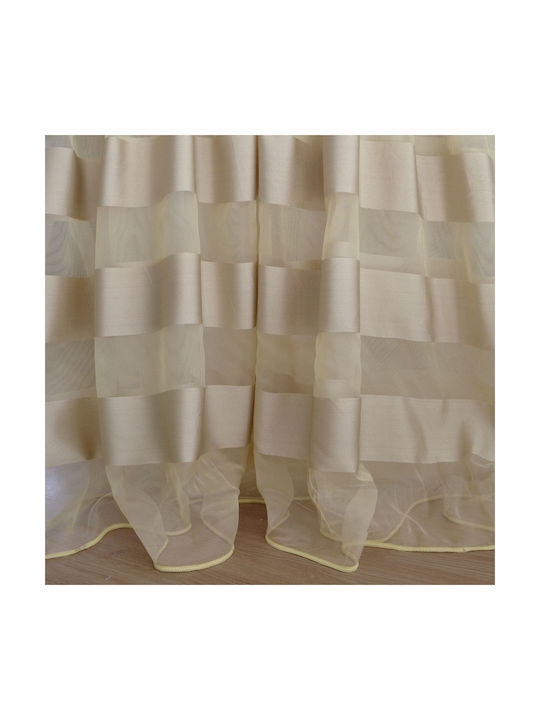 Saray Home Curtain With Pencil Pleat Beige 140x280cm