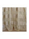 Saray Home Curtain With Pencil Pleat Beige 140x280cm
