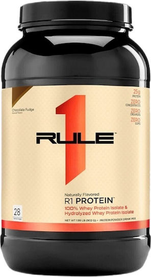 Rule1 R1 Protein Naturally Flavored Протеин Суроватъчен с Вкус Шоколадов фъдж 902гр
