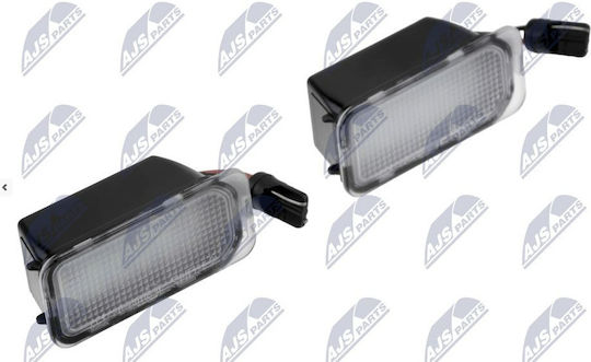 Moje Auto Светлини За Регистрационната Табела LED Ford Fiesta / Kuga / Mondeo / EcoSport / Edge / Galaxy