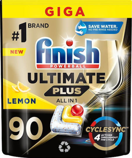 Finish Powerball Ultimate Plus Hülsen/Kapseln Geschirrspülmittel