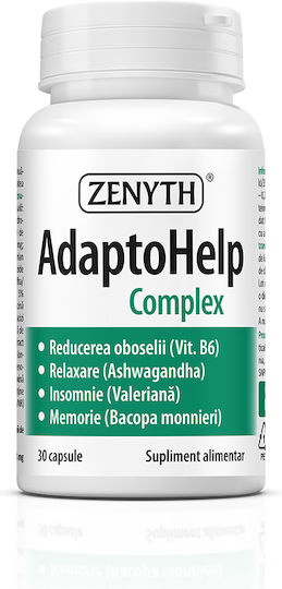 Zenyth AdaptoHelp Complex 150mg Supliment Pentru Memorie și Concentrare 30 Capsule