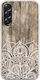 Holz-Mandala Samsung Galaxy A56 5G Flexibles TPU Transparentes Silikon