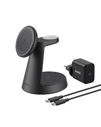 Anker MagGo 3-in-1 Безжичен Qi2 15W с кабел USB-C - USB-C