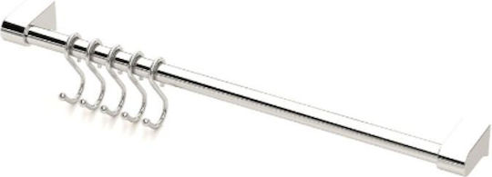Tekno-Tel Кухненска Закачалка Inox 40см Сребриста