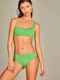 Set Bikini Με Έναν Ώμο & Brazil Electric Green