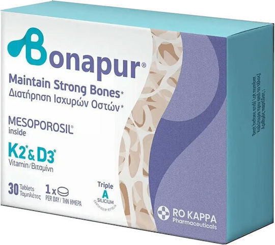 Ro Kappa Bonapur Vitamin for Immune System Boost & Bone Health 30 Tablets