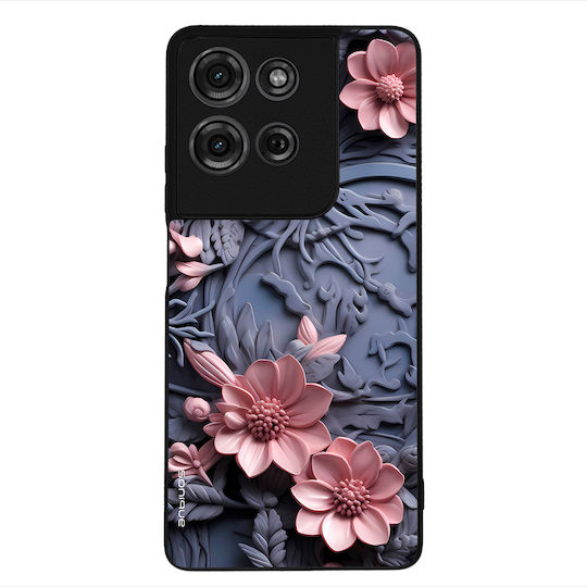 Калъф Sonique 3D Flower Series за Motorola Moto G75 5G Розов 02