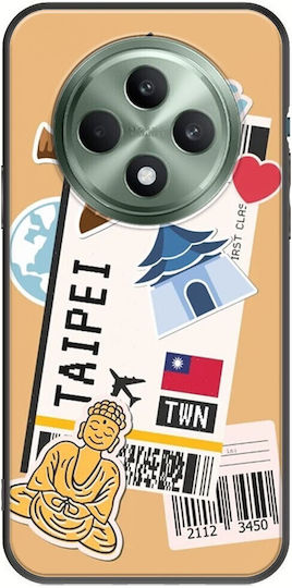 Ticket To Taipei Oppo Reno 12 Fs 5g Black TPU Black Silicone