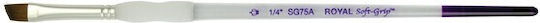 Pensulă plată nr. 1/4" Softgrip Acrilic-Ulei-Acuarelă Sg75a-1/4"