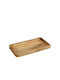 Espiel Lemnos Dreptunghiular Tavă de Servire în Culoare Bej 32.5x17.6x3cm AKB205 1buc