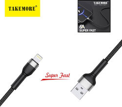 Takemore USB-A към Lightning 60W 1.2м (109032) Takemore USB-A към Lightning 60W 1.2м (109032)
